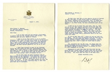 Very Candid Franklin D. Roosevelt Letter Signed, Telling His Long-Time Physical Therapist to Take a Leave of Absence -- ''...We feel that Warm Springs has been the loser...''